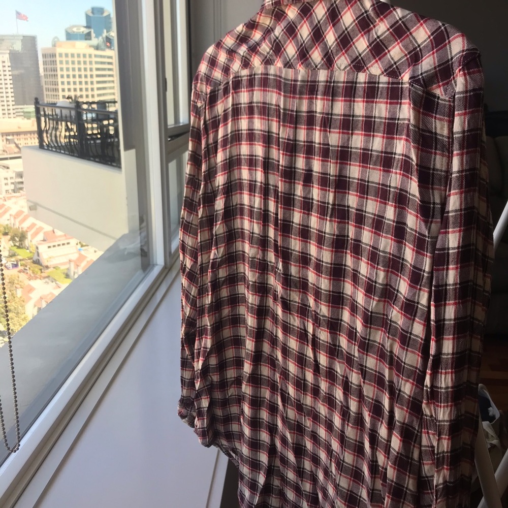 Melrose & Market plaid long sleeve flannel